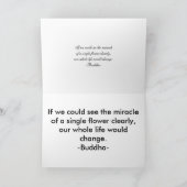 Floral bedankt notitie (Binnen)