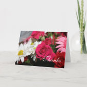 Floral bedankt notitie (Voorkant)