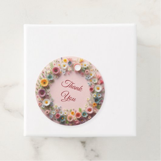 Floral Bedankt voor het Label (In situ)