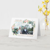 Floral bedankt voor het zijn mijn bruidsmeisje kaa kaart (Gele Bloem)