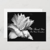 Floral Bedankt voor uw donatie C Briefkaart (Voorkant / Achterkant)