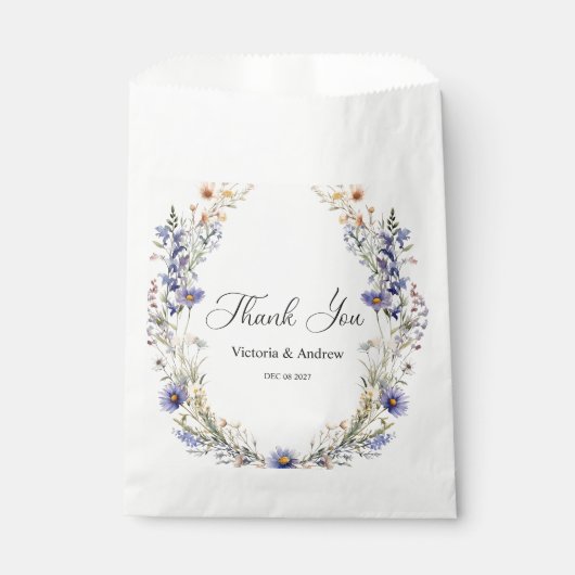  Floral Bedankzakje (Voorkant)