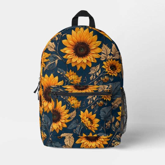 Floral Bedrukte Rugzak (Voorkant)