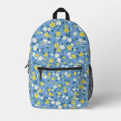 Floral Bedrukte Rugzak (Voorkant)