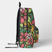 Floral Bedrukte Rugzak (Links)