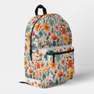 Floral Bedrukte Rugzak