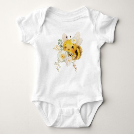 Floral Bee Bodysuit (Voorkant)
