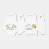 Floral Bee Favoriete Box Bedankdoosjes (Uitgevouwen)