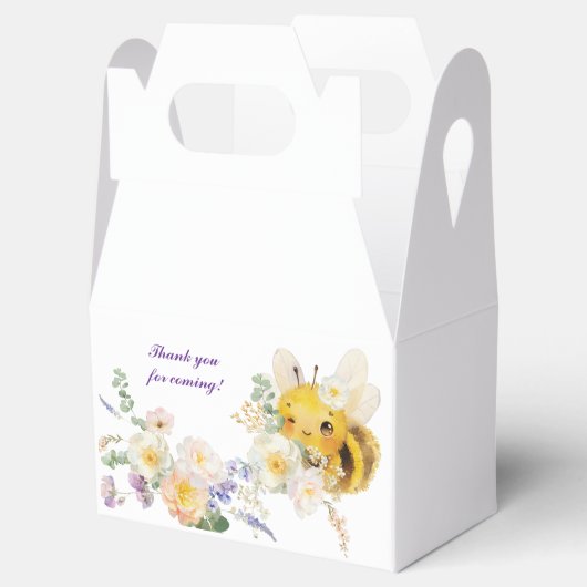 Floral Bee Favoriete Box Bedankdoosjes (Geopend)