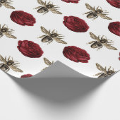 Floral Bee Gift Cadeaupapier (Hoek)