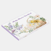 Floral Bee Guestbook Gastenboek (Hoek)