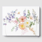 Floral Bee Guestbook Gastenboek (Achterkant)