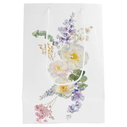 Floral Bee Medium Gift Bag Medium Cadeauzakje (Achterkant)