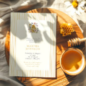 Floral Beehive She Found Her Honey Bridal Shower Kaart