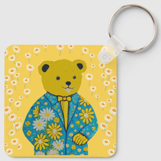 Floral beer sleutelhanger (Achterkant)