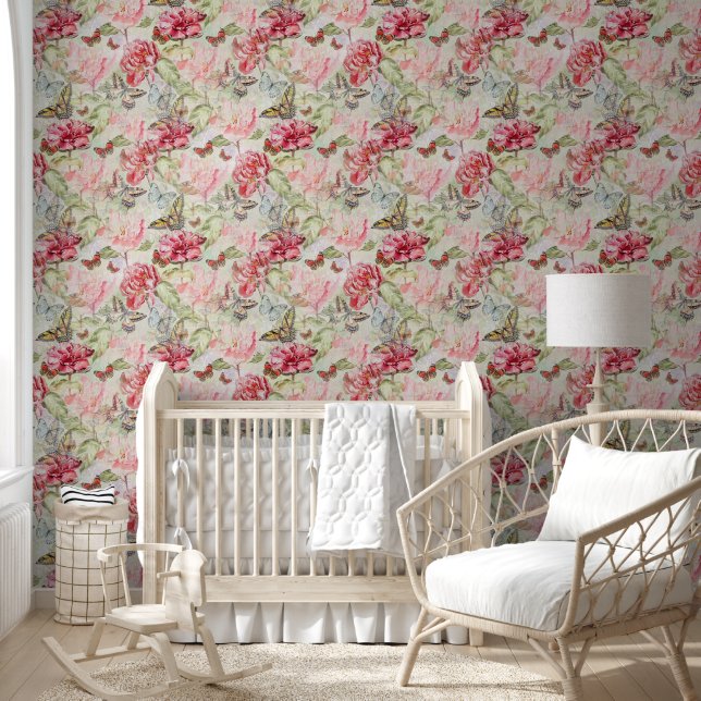 Floral  behang - Naadloos Patroon 2 (Kinderen)