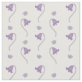 Floral Bells Pattern Stof (Close Up)
