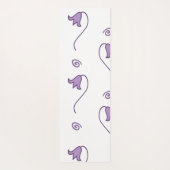 Floral Bells Pattern Yogamat (Achterkant)