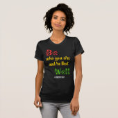 Floral BENT WIE U Inspirerend Citaat bent T-shirt (Voorkant volledig)