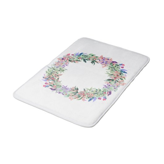 Floral Berries Wreath Badmat (Gekanteld)