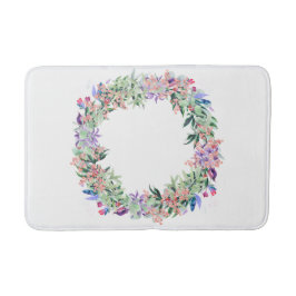Floral Berries Wreath Badmat