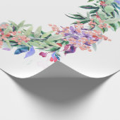 Floral Berries Wreath Cadeaupapier (Hoek)