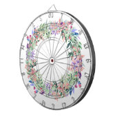 Floral Berries Wreath Dartbord (Voorkant Rechts)