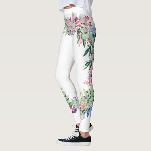 Floral Berries Wreath Leggings (Links)
