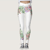 Floral Berries Wreath Leggings (Voorkant)