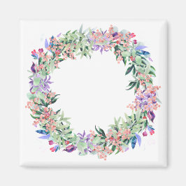Floral Berries Wreath Magneet