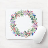 Floral Berries Wreath Muismat (Met muis)