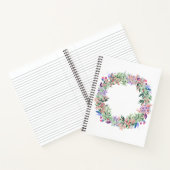 Floral Berries Wreath Notitieboek (Binnen)