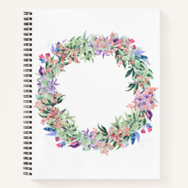 Floral Berries Wreath Notitieboek