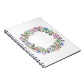 Floral Berries Wreath Notitieboek (Rechterzijde)