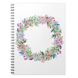 Floral Berries Wreath Notitieboek