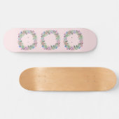Floral Berries Wreath Persoonlijk Skateboard (Horizontaal)