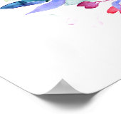 Floral Berries Wreath Poster (Hoek)