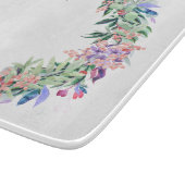 Floral Berries Wreath Snijplank (Hoek)