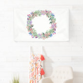 Floral Berries Wreath Spandoek (Insitu)