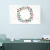 Floral Berries Wreath Spandoek (Beurs)