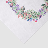 Floral Berries Wreath Tissuepapier (Detail)