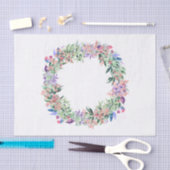 Floral Berries Wreath Tissuepapier (Craft)