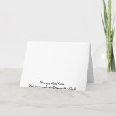 Floral Best Friend Bridesmaid Invitation Kaart (Achterkant)