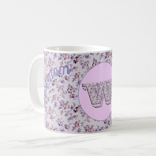 Floral Best mam W Koffiemok (Voorkant links)