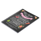 floral Best Teacher-pensionering met cadeau Notitieboek (Linkerzijde)