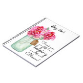 floral Best Teacher-pensionering met cadeau voor n Notitieboek (Linkerzijde)