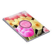 Floral Beste Leraar Gepersonaliseerd Notitieboek (Rechterzijde)