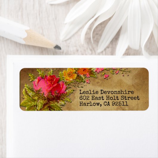 Floral Beth Floral Etiket (Insitu)