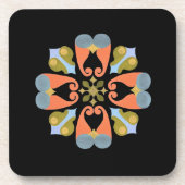 Floral Beverage Coaster Bier Onderzetter (Voorkant)