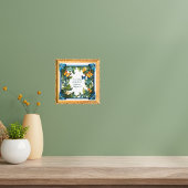 Floral  Bibe Verse Custom-Cut Vinyl Feestdagenkaart